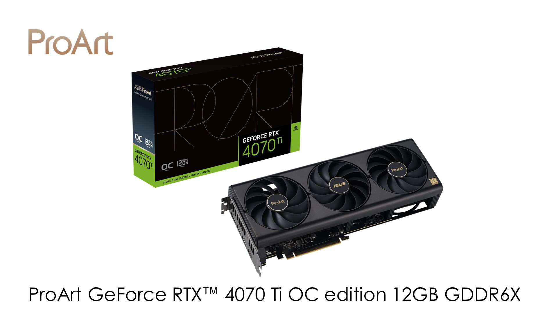 ASUSのクリエイター向けブランドのProArtから初のNVIDIA GeForce RTX