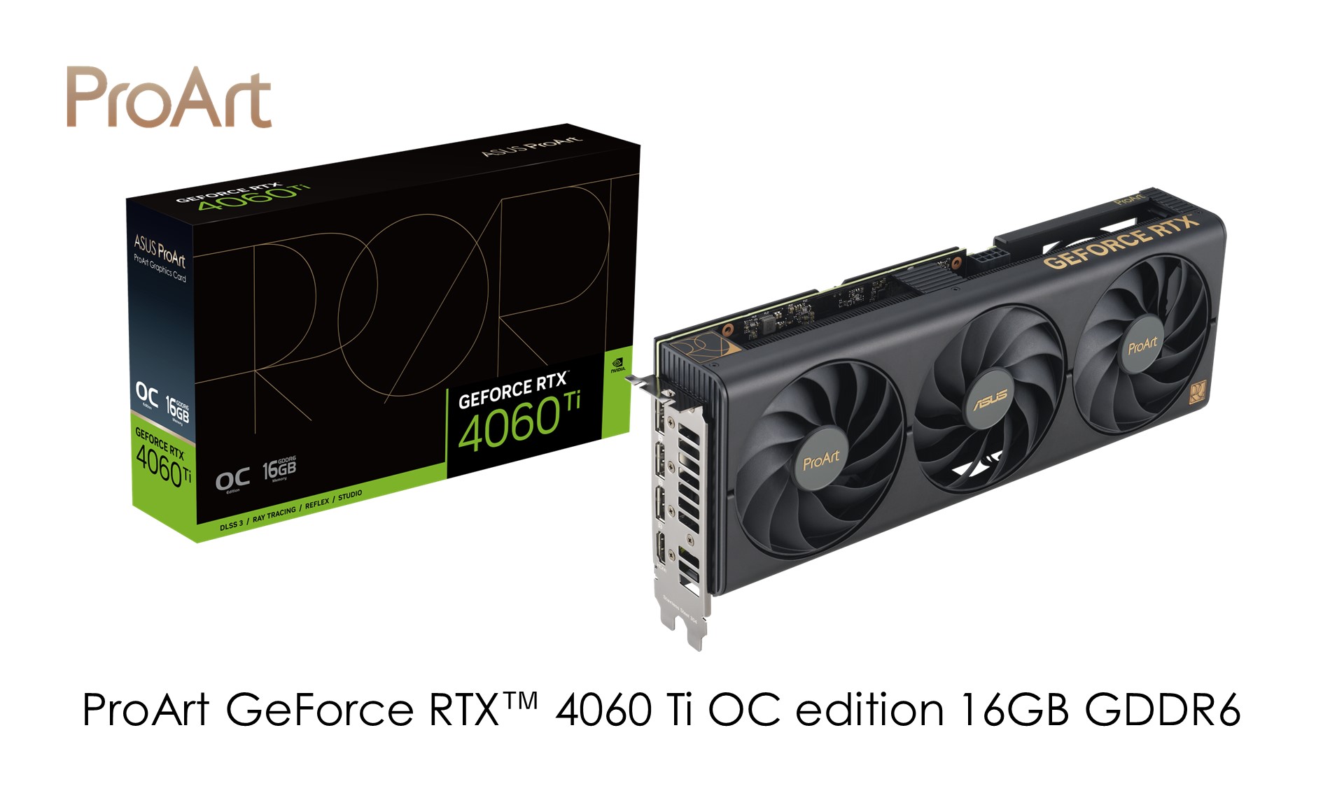 ASUSのクリエイター向けブランドのProArtよりNVIDIA GeForce RTX™ 4060
