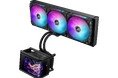 ASUSのゲーミングブランドRepublic of Gamersより大型6.67インチL字型ディスプレイ搭載、水冷CPUクーラー「ROG RYUO IV SLC 360 ARGB」を発表