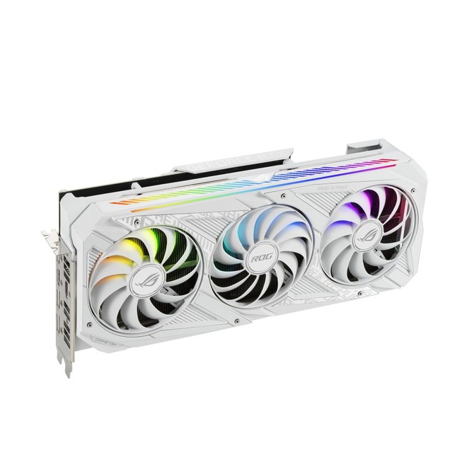 美品 ASUS ROG STRIX RTX3070 O8G WHITE ホワイト