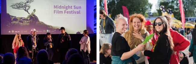 クレジット：（左）Anniliina Lassila、Midnight Sun Film Festival、Sodankyla（右）Sonja Tolonen、Midnight Sun Film Festival、Sodankyla