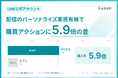 LINE公式アカウント利用実態調査結果　配信のパーソナライズ実感有無で、購買アクションに5.9倍の差