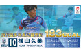 静岡ＳＳＵボニータ 横山久美選手　なでしこリーグ歴代最多得点記録を更新　通算183得点を達成