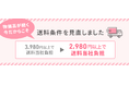 物価高騰に挑む。ECサイト「ココデカウ」が「2,980円以上で送料当社負担」へ引き下げ。