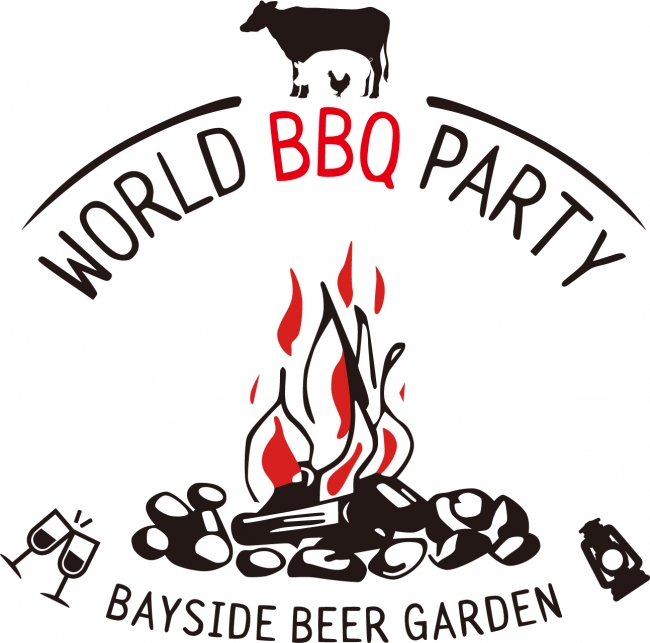 BAY SIDE BEER GARDEN - WORLD BBQ PARTY - ロゴ