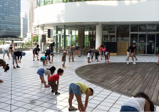 ラジオ体操 過去の開催の様子