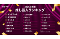 2026年上半期 推し芸人ランキングTOP30発表。ドンデコルテが初の1位！記事×AI解析で"推し"への熱量を可視化