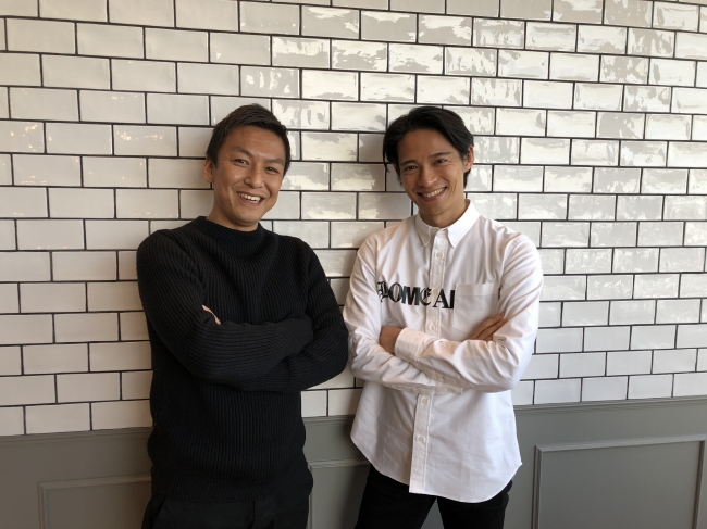 左：株式会社TRASTA代表取締役 CEO 木地貴雄 右：株式会社クラス 代表取締役 CEO 久保裕丈