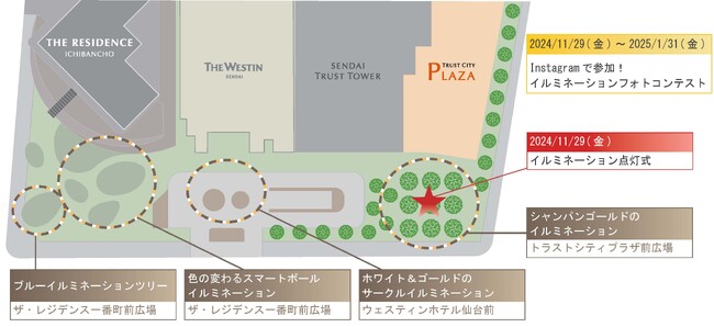 イルミネーション・イベントＭＡＰ