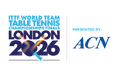 ACNグループ、「2026年ITTF世界卓球選手権団体戦 ロンドン大会」プレゼンティングパートナーに決定!!