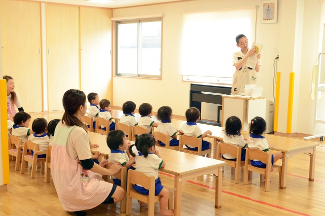 蓮美幼児学園が運営する保育所の様子