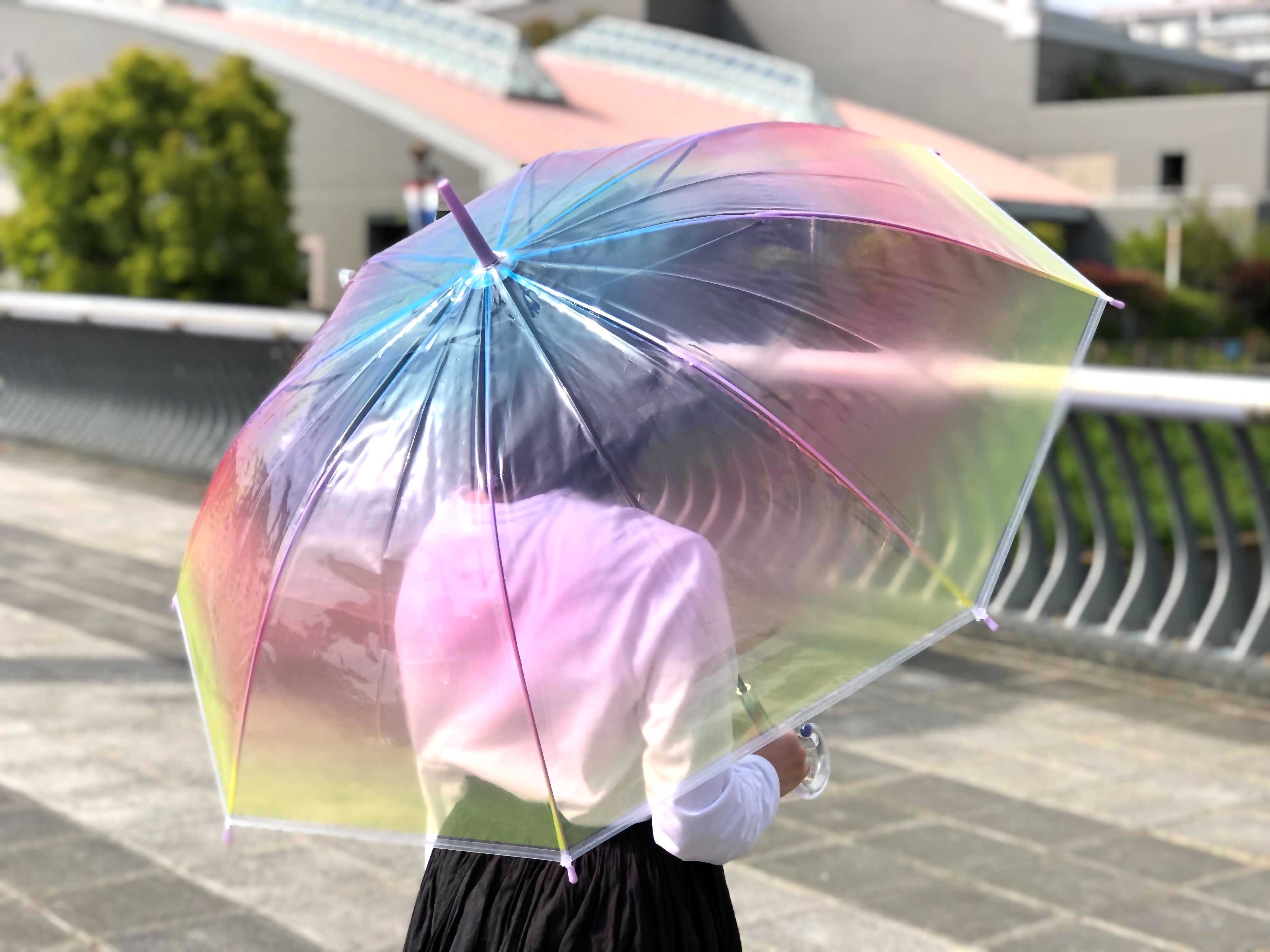 美しすぎるビニール傘 まるでオーロラのようなグラデーションが素敵なビニール傘ヴィレヴァン通販でお取り扱い開始 ヴィレッジヴァンガードのプレスリリース
