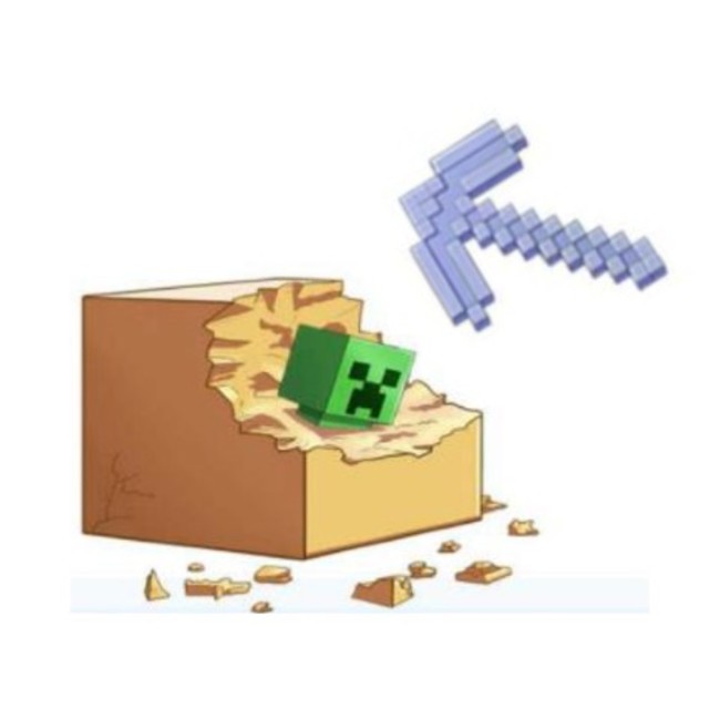 Minecraft マインクラフトの世界を体験 ピッケルでクリーパーなどを発掘できるキットがヴィレヴァンオンラインに新登場 ヴィレッジヴァンガード のプレスリリース