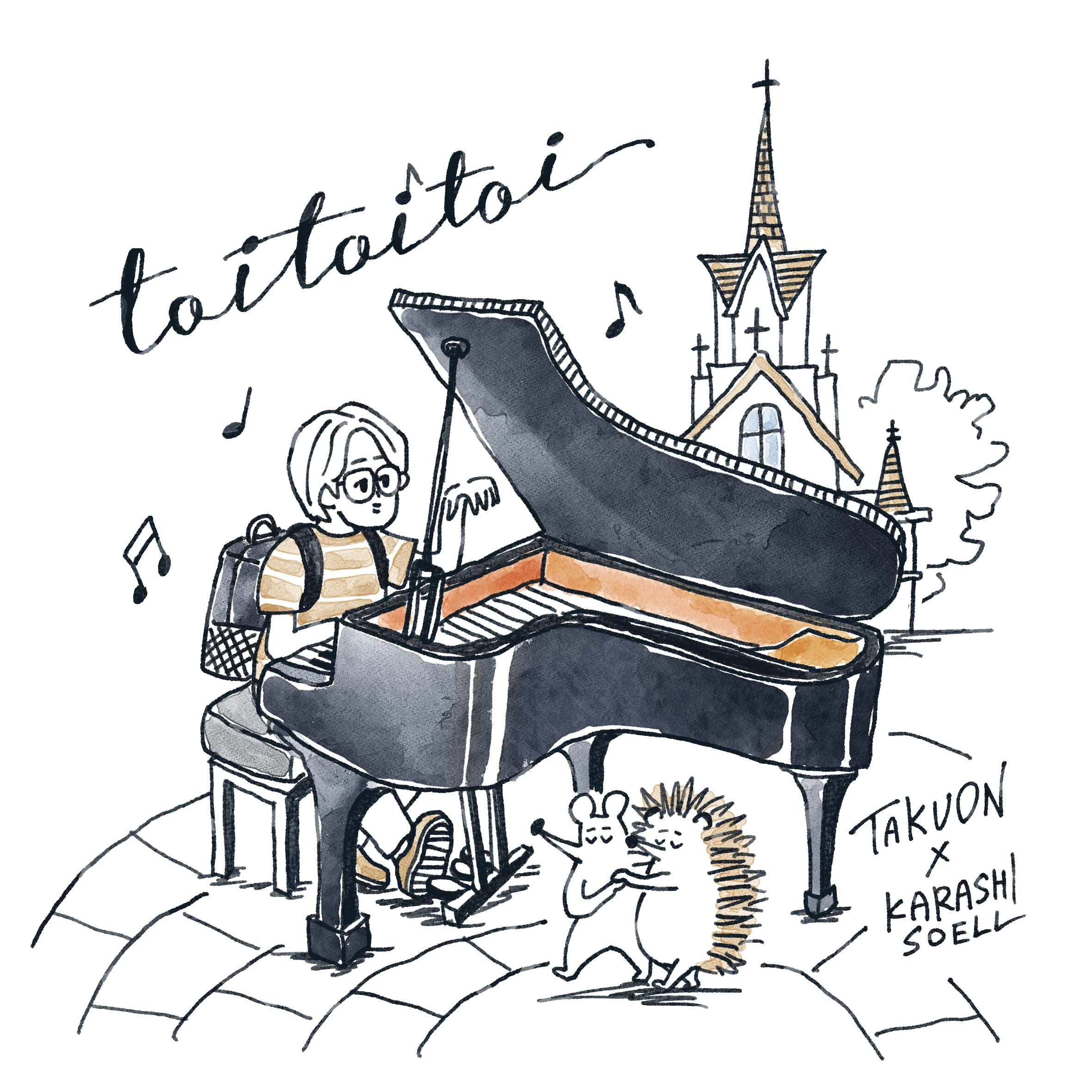 海外でのストリートピアノ動画が人気のピアニストyoutuber 石井琢磨 ヴィレヴァンのコラボグッズが登場 ヴィレッジヴァンガードのプレスリリース