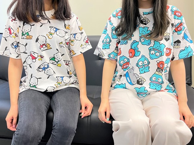 サンリオ かわいいサンリオ総柄tシャツが新登場 ヴィレッジヴァンガードのプレスリリース