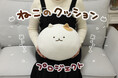 人気イラストレーターかやぬゆみの「ねこ」がもちもちのクッションになって登場!!