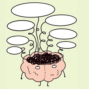 脳の中を占めているものは何? 脳の中を占めているものは何?