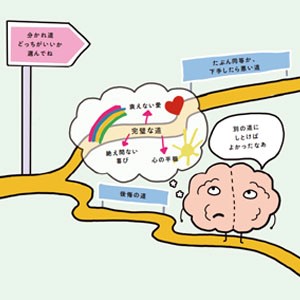 選択しなかった道は良く見える 選択しなかった道は良く見える
