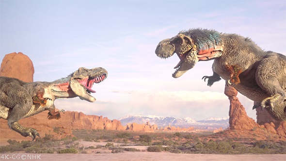 世界で最も愛され、最も謎に包まれた恐竜、ティラノサウルス。4K-CGを 