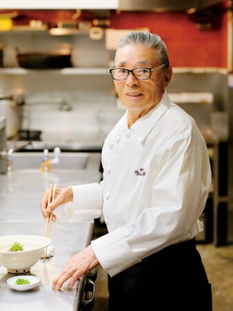 今なお料理に情熱を傾ける、道場六三郎さん