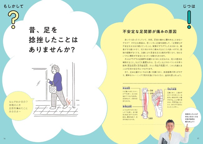 「足首の痛み」の原因と対策について橋本先生が解説します。