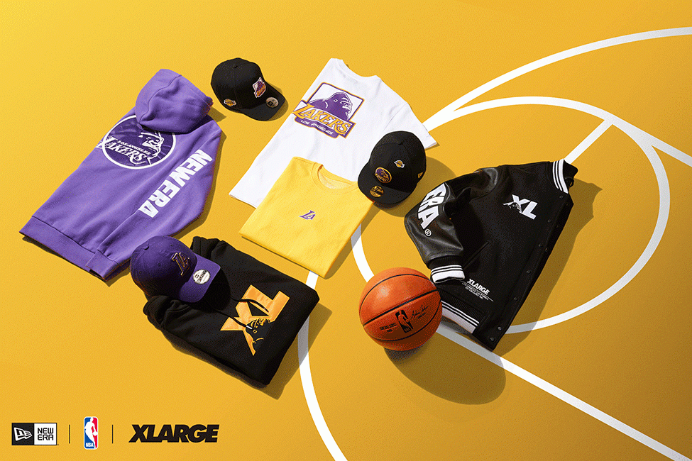 XLARGE(エクストララージ)×New Era®(ニューエラ)×NBA “Lakers 