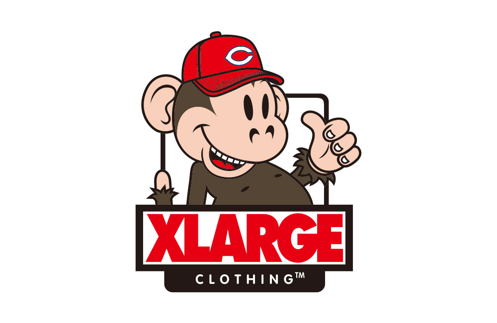 XLARGEと「広島カープ」コラボレーションアイテムがXLARGE広島店にて 