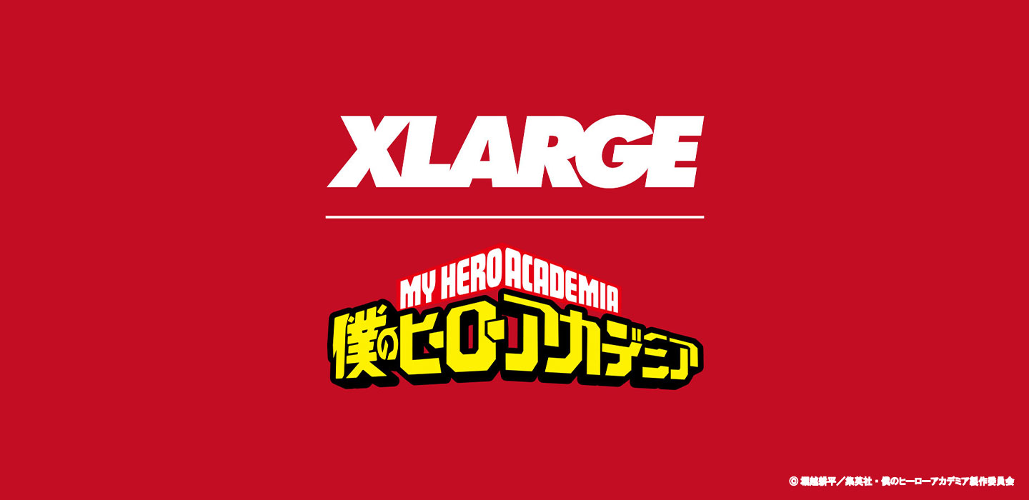 XLARGEが『僕のヒーローアカデミア』とのコラボレーションを発表