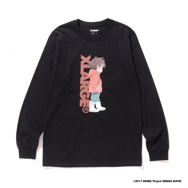 XLARGE エウレカコラボ ロングTシャツ Tシャツ/カットソー(七分/長袖) クリアランスオンラインストア
