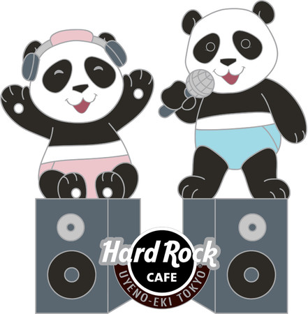 Twin Pandas Pin-Drum