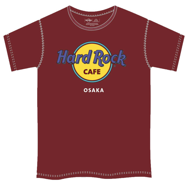 「ORIGINAL RETRO LOGO TEE」バーガンディ