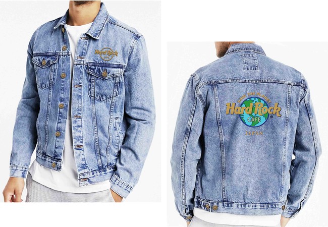 Save the Planet Logo Denim Jacket