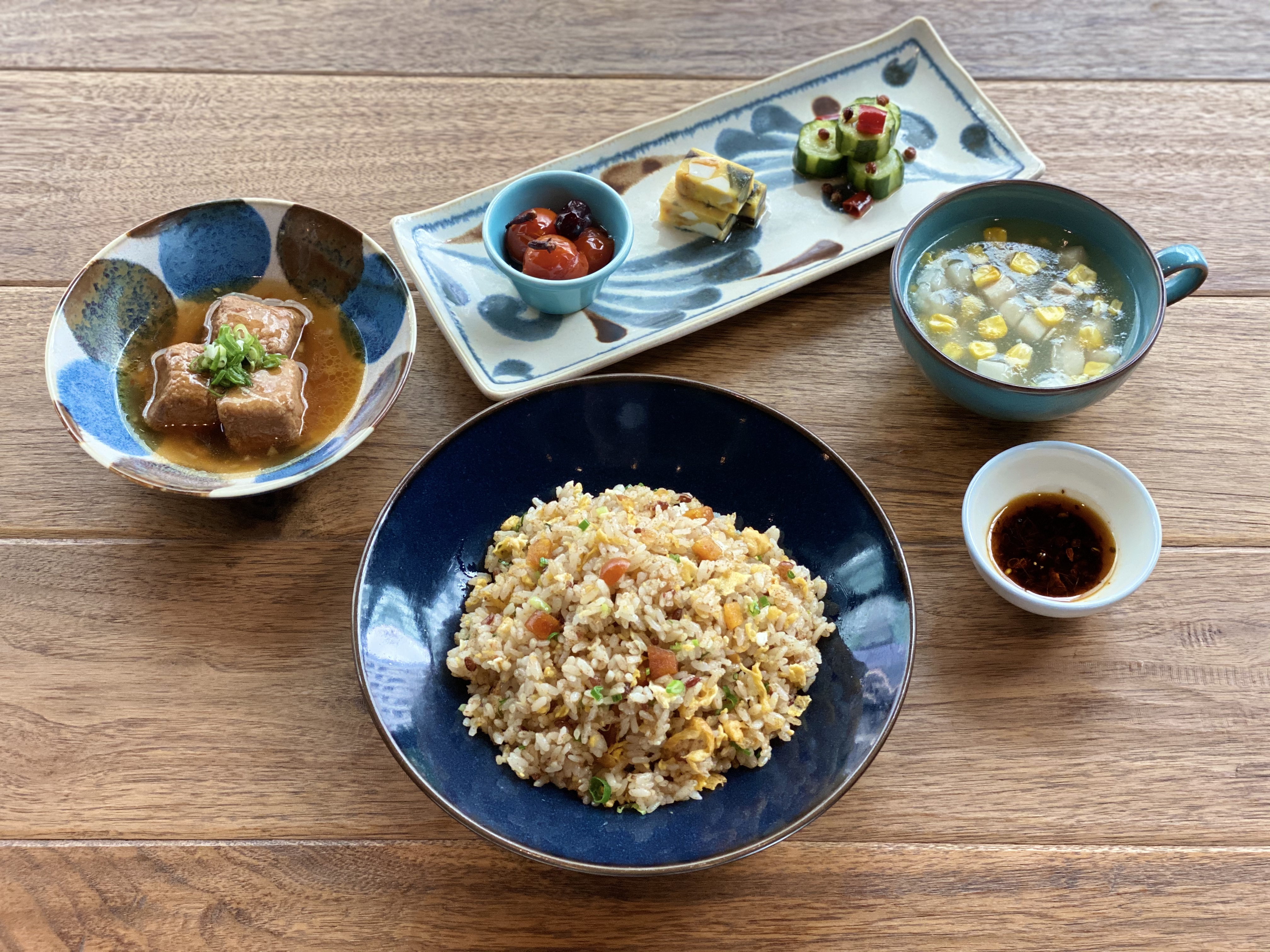 台湾料理「富錦樹台菜香檳（フージンツリー）」 COREDO室町テラス店 セットメニュー拡充、「カラスミ炒飯セット」が新たに登場