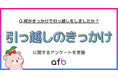 引っ越しのきっかけ、第3位は「就職」、第2位は「マイホーム購入」、第1位は?