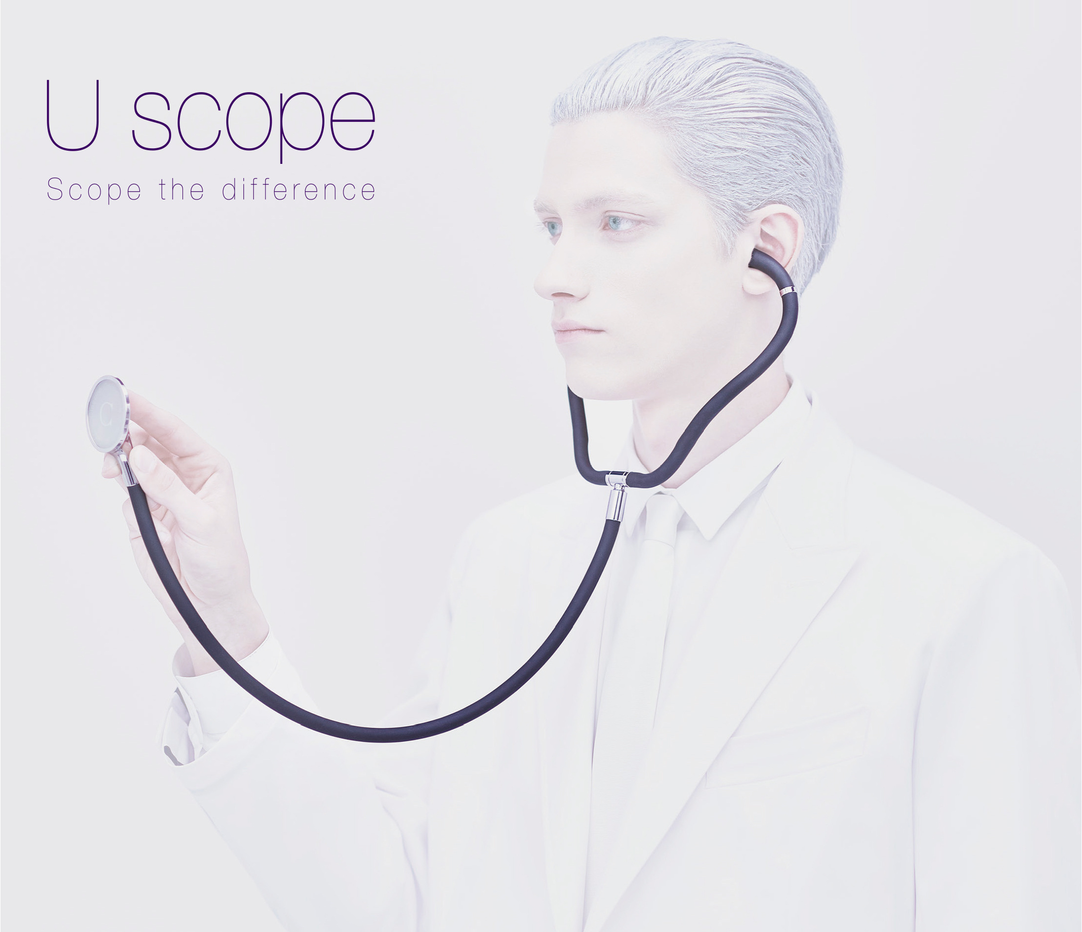 classico クラシコ 聴診器 U scope Double Black | www