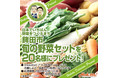 農業産出額「野菜部門」で全国一位の鉾田市より「旬の野菜セット」を20名様にプレゼント！
