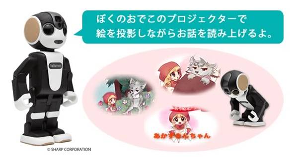 トランスコスモス、「ロボホン認定開発パートナー」として、ロボホン用の「絵本」アプリを提供開始