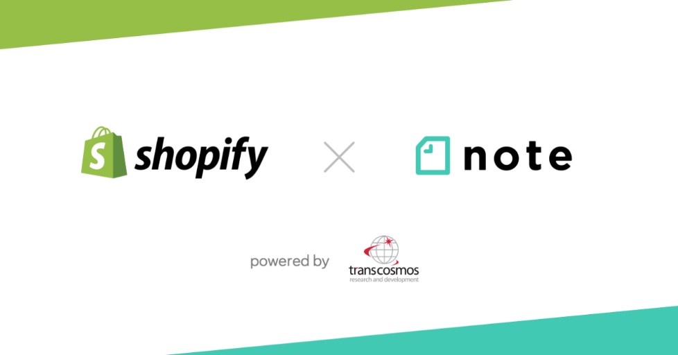トランスコスモス技術研究所、ECサイトの商品をnote上で表示できる　Shopifyアプリ「shopping for note」を開発。