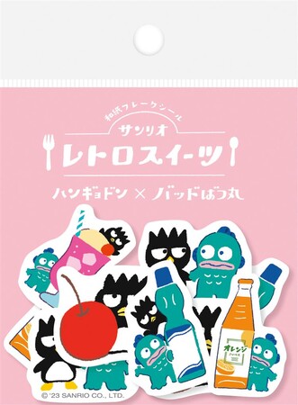 フレークシール ハンギョドン×バッドばつ丸