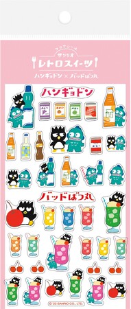 クリアシール　ハンギョドン×バッドばつ丸