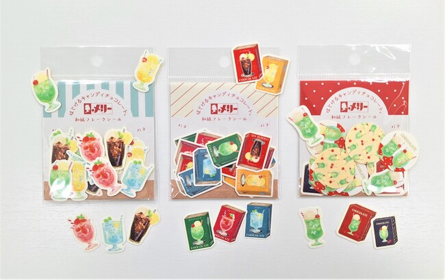 和紙フレークシール(全3種) 和紙フレークシール(全3種)