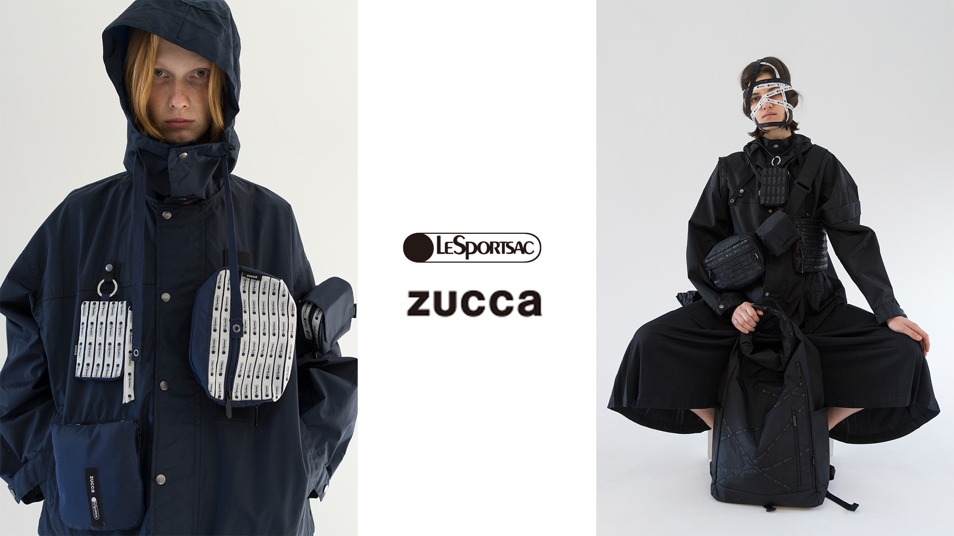 極美品】 LeSportsac×ZUCCA ランダムテープ・バックパック - リュック 