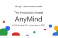 AnyMind Group、Google社が主催する「GCPP Summit」において世界54社の中から2社のみに贈られる「The Innovation Award」を受賞