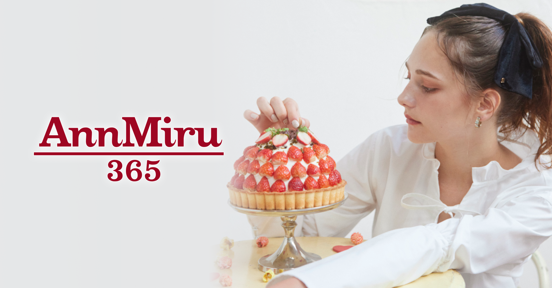 annmiru トートバッグ　ミルと365日　ホワイト