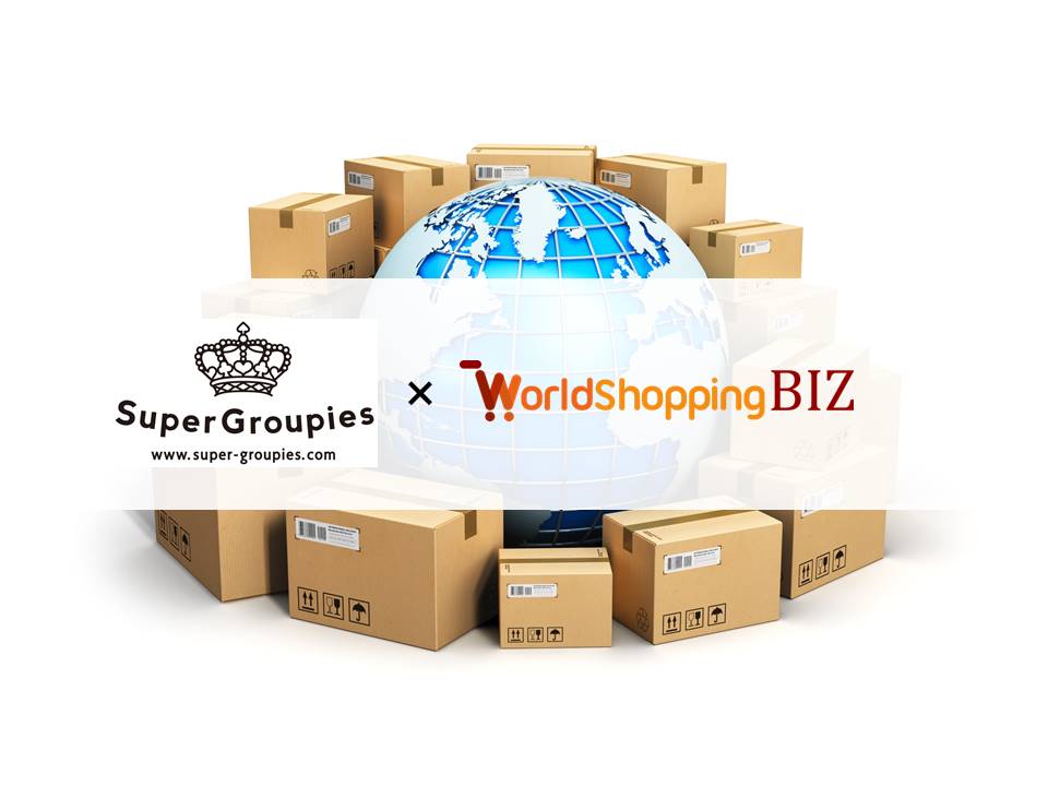 世界125ヶ国へ向けた越境ECサービス「WorldShoppingBIZチェックアウト」、 株式会社アニウェアが運営する「SuperGroupies(スーパーグルーピーズ)」へサービス提供開始
