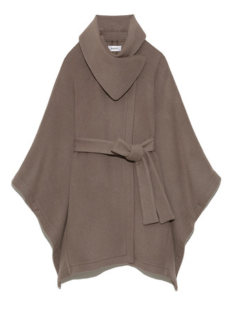 PONCHO COAT(BRW)