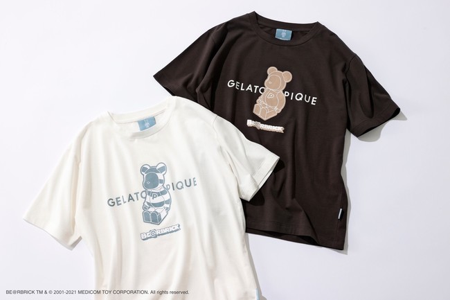 新品　ジェラートピケ gelato piqué　ベアブリック　コラボ　Tシャツ