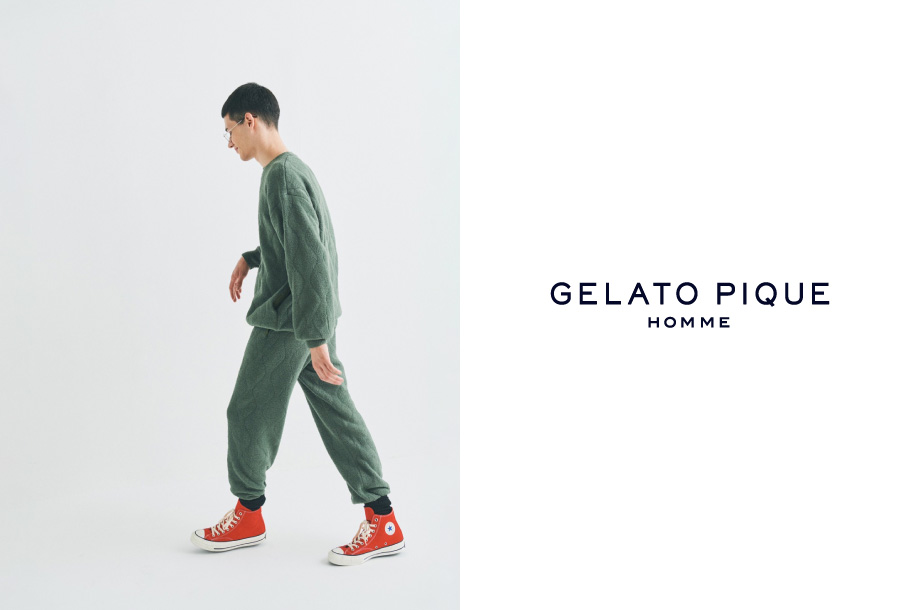 未使用 GELATO PIQUE HOMME メンズ セットアップ ルームウェア