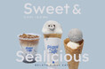 【gelato pique cafe(ジェラートピケカフェ)】”Sweet&Sealicious”あざらしのキュートなモチーフと、黒ごまの香り高い風味がやみつきになるラインアップ〈5月9日(金)~〉