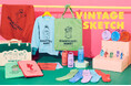 【セサミストリートマーケット】「VINTAGE SKETCH」定番人気のスケッチシリーズがリニューアル！新たな描きおこしアートとレトロポップなカラーリングに注目のラインアップ〈11月6日(木)〉